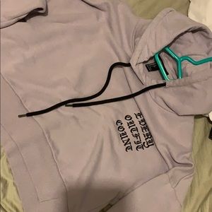 Cropped hoodie